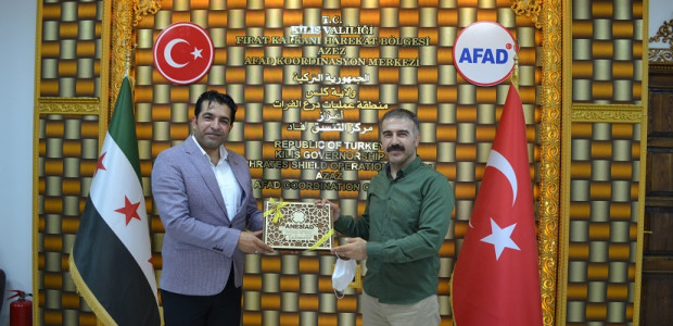 ANESİAD Gaziantep'ten Azez koordinatör Valisi Ömer YILMAZ' a Ziyaret - 1