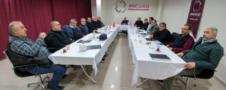 Anesiad Malatya Şubesi Resul Kocamaz başkanlığında toplandı.